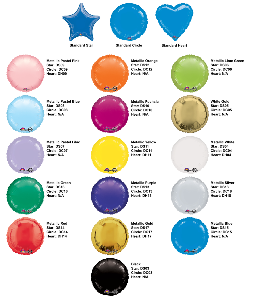 deco2 solid color balloons